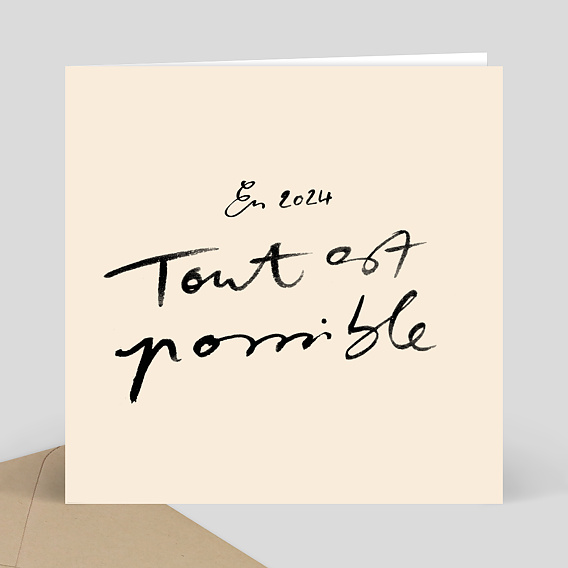 Carte de Voeux Entreprise Possible - Médecins Du Monde x Tifalia x Popcarte