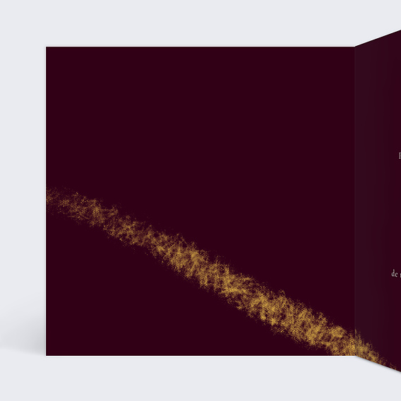 Carte de vœux entreprise Ouvrage Intérieur Gauche