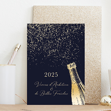 Carte de Voeux Entreprise Bulles Fraches