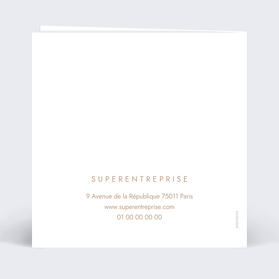 Carte de Voeux Entreprise Balance chic