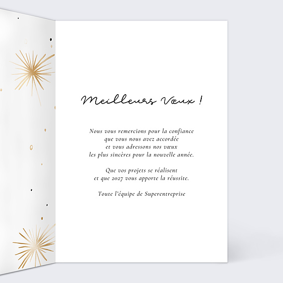 Carte de Voeux Entreprise Fizz