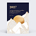 Carte de Voeux Entreprise Montagnes d'or