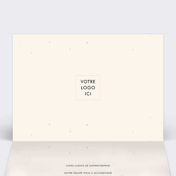 Carte de vœux entreprise 365 opportunités Intérieur Gauche