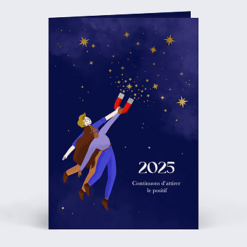 Carte de Voeux Entreprise Concept positif