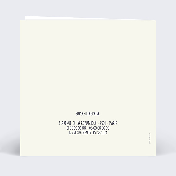Carte de Voeux Entreprise Quelle Année !
