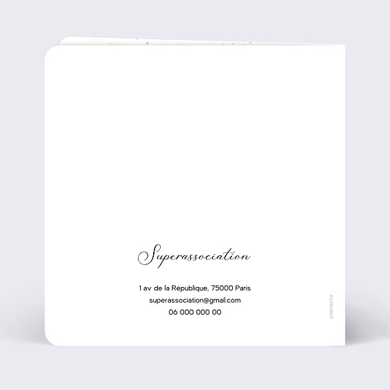 Carte de Voeux Entreprise Association Caritative