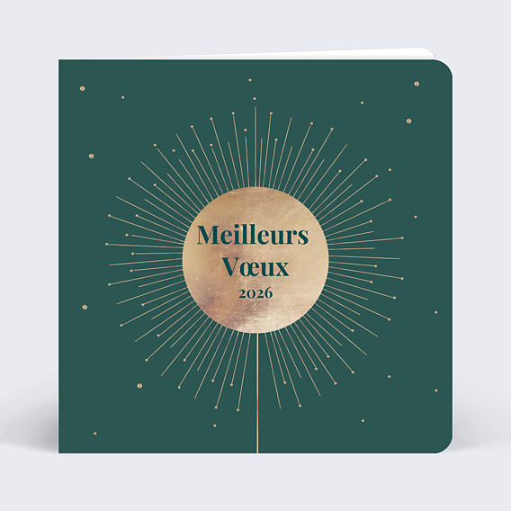 Carte de vœux entreprise Légèreté Florale Après 3