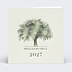 Carte de Voeux Entreprise Arbre Vert