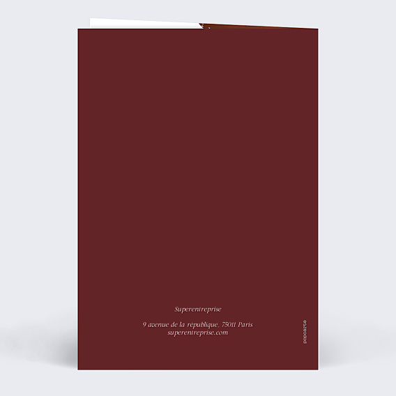 Carte de Voeux Entreprise Jeu de typographie