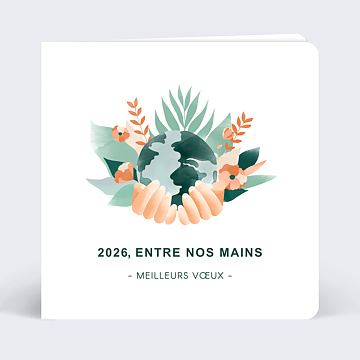 Carte de voeux virtuelle entreprise 2022 Notre Planète
