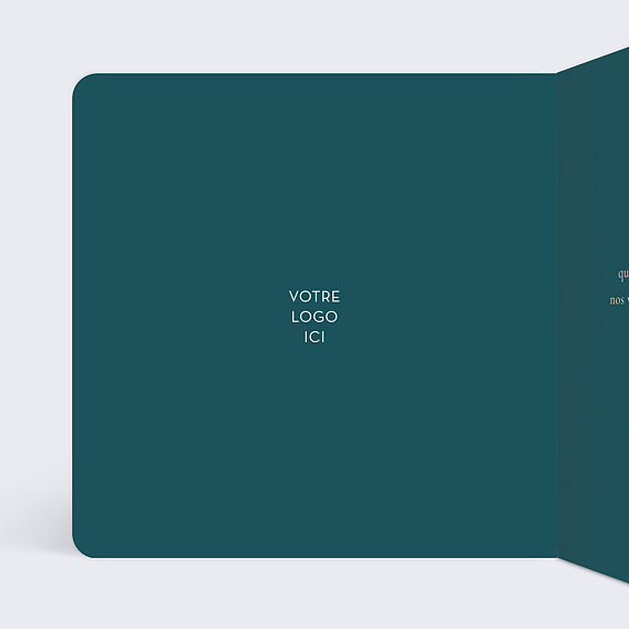 Carte de vœux entreprise Échecs Intérieur Gauche