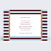 Carte de Voeux Entreprise Bold stripes