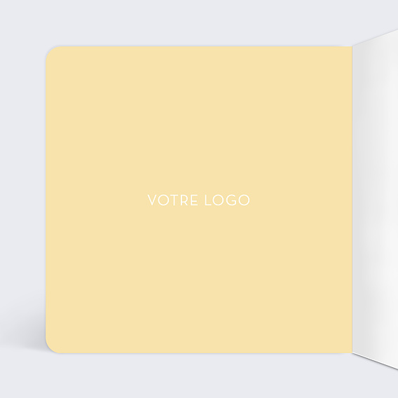 Carte de vœux entreprise Cycle Floraison Intérieur Gauche