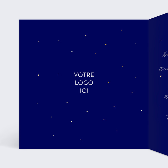 Carte de vœux entreprise Équipe Gagnante Intérieur Gauche