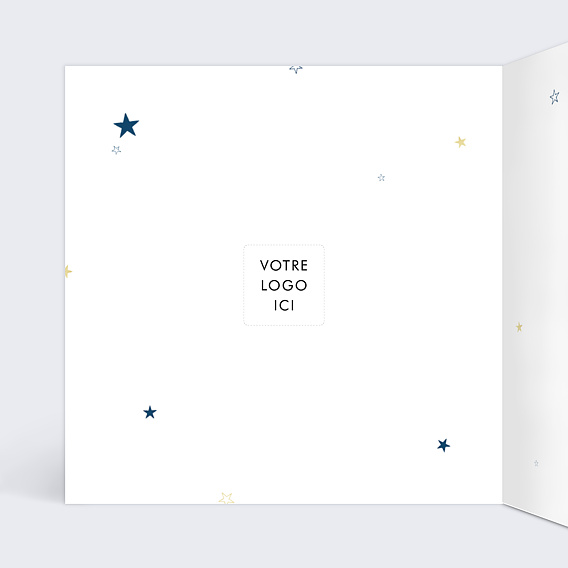 Carte de vœux entreprise Essentiel Intérieur Gauche