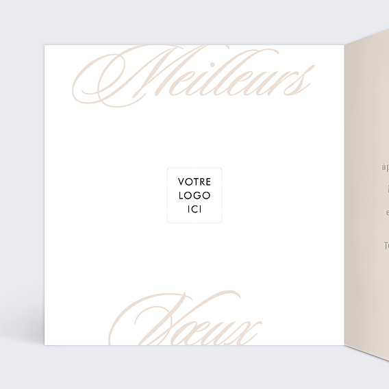 Carte de vœux entreprise Héritage Intérieur Gauche