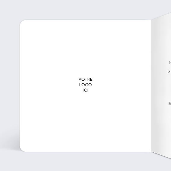 Carte de vœux entreprise Lanternes Intérieur Gauche