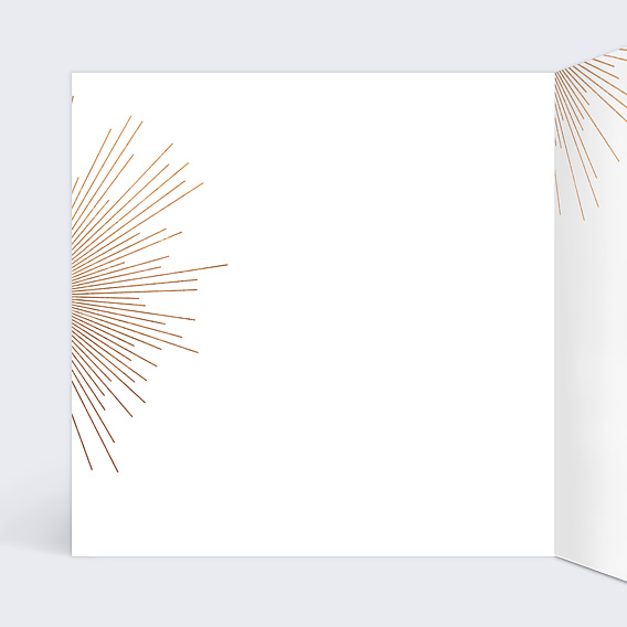 Carte de vœux entreprise Logo Intérieur Gauche