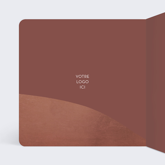 Carte de vœux entreprise Main Dans La Main Intérieur Gauche