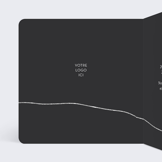 Carte de vœux entreprise Nouveaux Horizons Intérieur Gauche