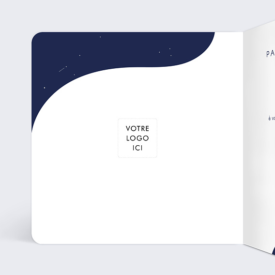 Carte de vœux entreprise Réussite Intérieur Gauche