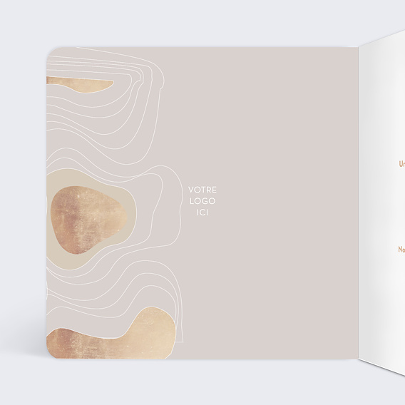 Carte de vœux entreprise Tombolo Intérieur Gauche