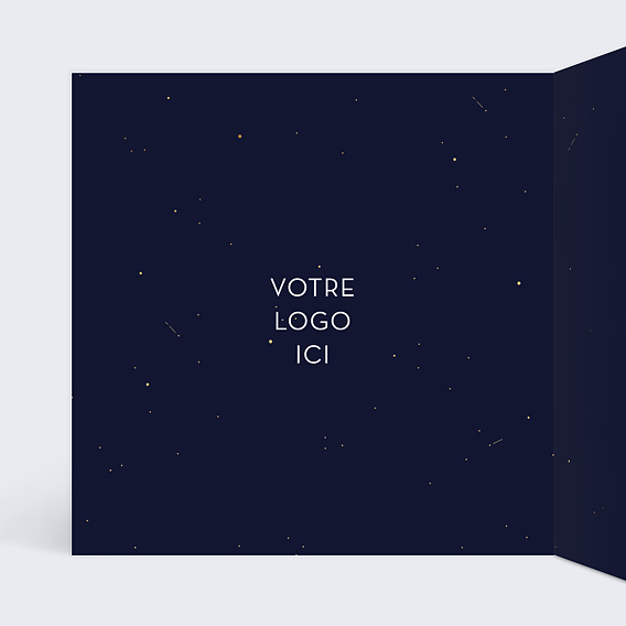 Carte de vœux entreprise Tremplin Intérieur Gauche