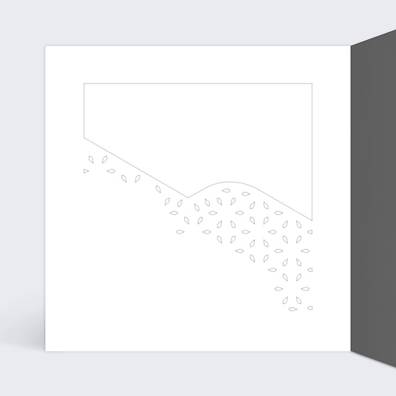 Carte de vœux entreprise Village de Montagne Intérieur Gauche