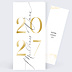 Carte de Voeux Entreprise Élégante Calligraphie