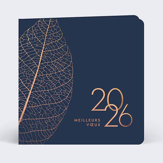 Carte de Voeux Entreprise Nervures