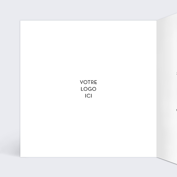 Carte de vœux entreprise Voilier Intérieur Gauche