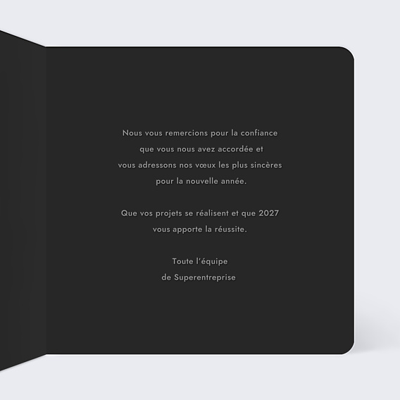 Carte de Voeux Entreprise Inspiration