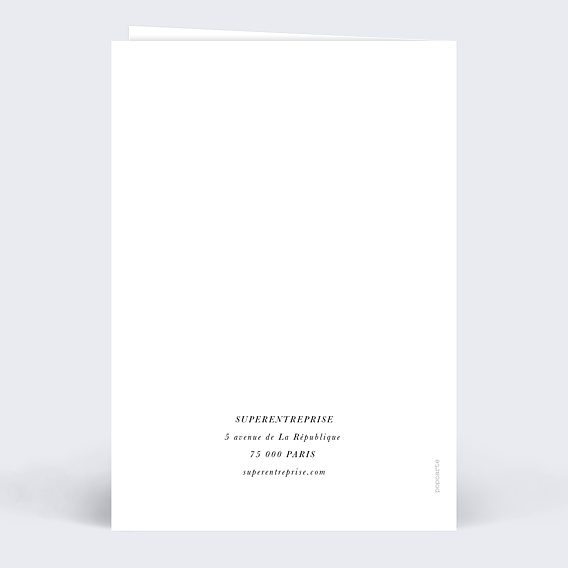 Carte de Voeux Entreprise Croquis Sapin