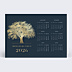 Carte de Voeux Entreprise Calendrier arbre