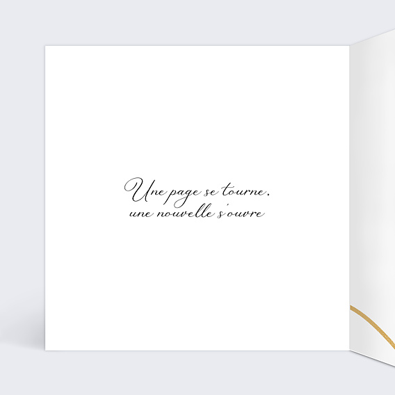 Carte de vœux entreprise Notaire Intérieur Gauche