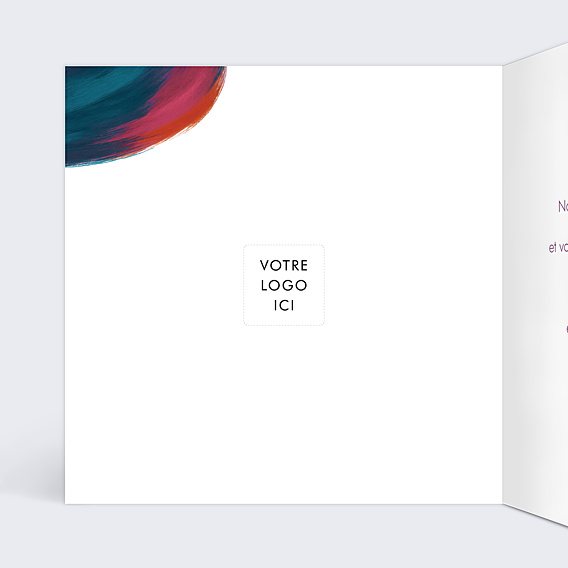 Carte de Voeux Entreprise Empreinte