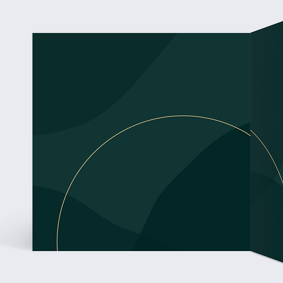 Carte de vœux entreprise Couronne Fine Intérieur Gauche