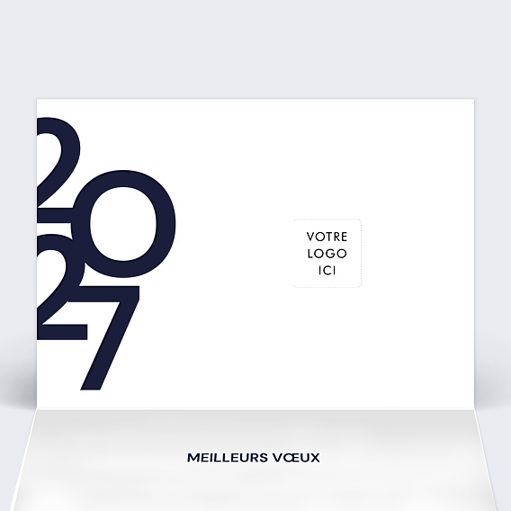 Carte de Voeux Entreprise Calendrier décalage