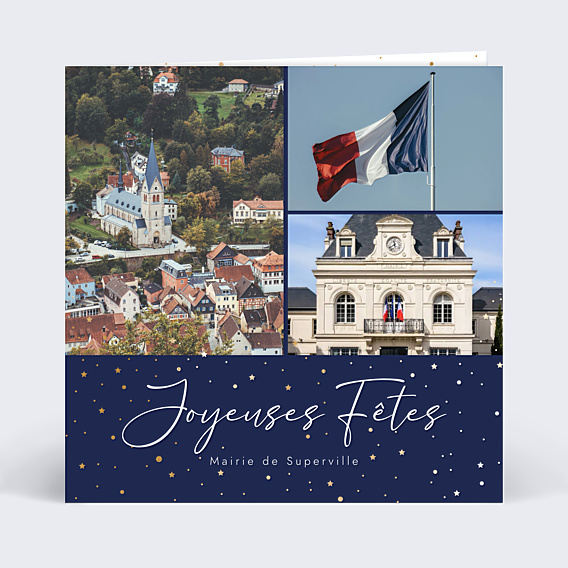 Carte de Voeux Entreprise Mairie Multiphotos