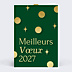Carte de Voeux Entreprise Confettis célestes