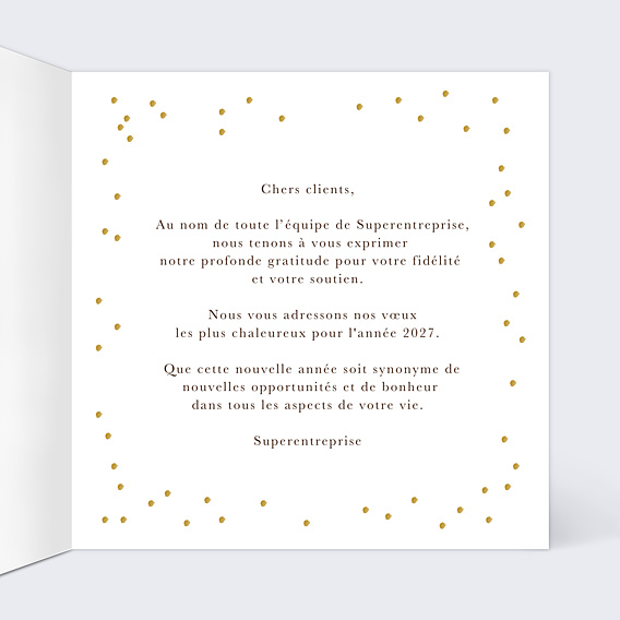 Carte de Voeux Entreprise Grande Couronne