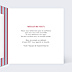 Carte de Voeux Entreprise Rayures chic