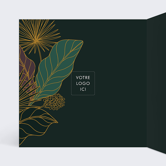 Carte de vœux entreprise Canopée Intérieur Gauche