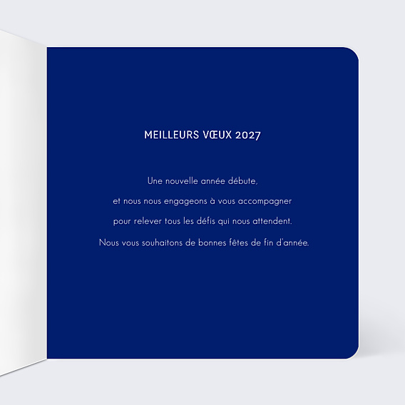 Carte de Voeux Entreprise Voeux Mairie