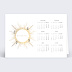 Carte de vœux entreprise Calendrier Connexions