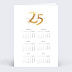 Carte de vœux entreprise Calendrier Effervescence