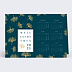 Carte de vœux entreprise Calendrier Ginkgo