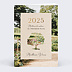 Carte de vœux entreprise Arbre fleuri Recto