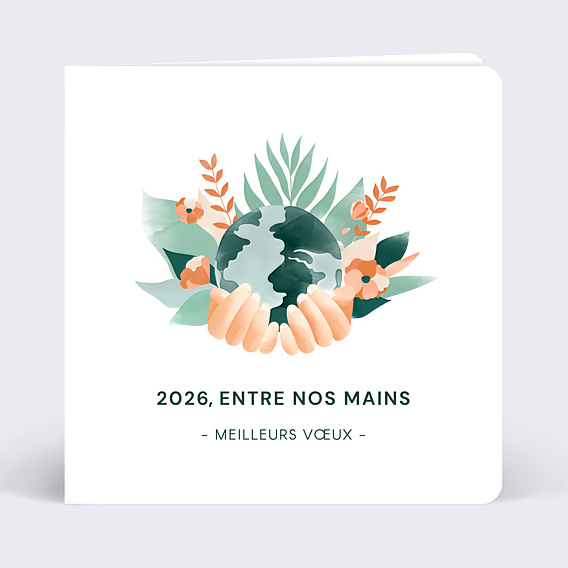 Carte de Voeux Entreprise Notre Planète