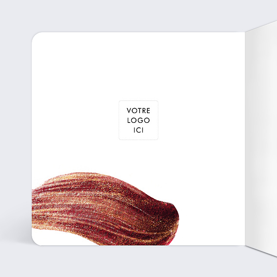 Carte de Voeux Entreprise Texture peinture